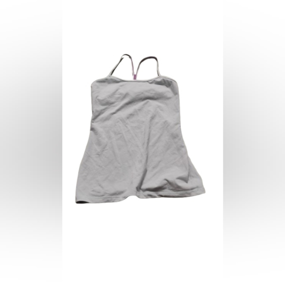 Lululemon Lavender Purple Solid Color Y-Back Athletic Tank Top Sz 8